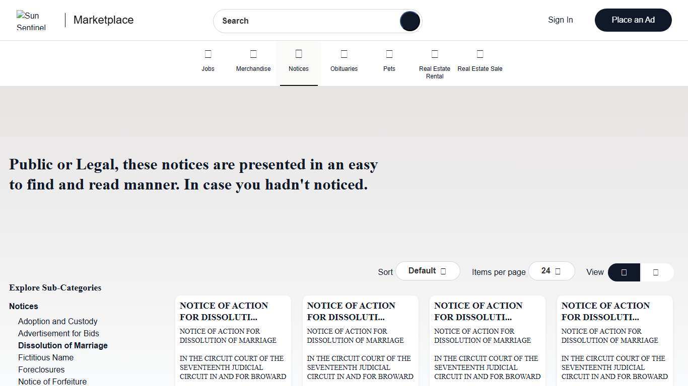 Sun Sentinel | Browse