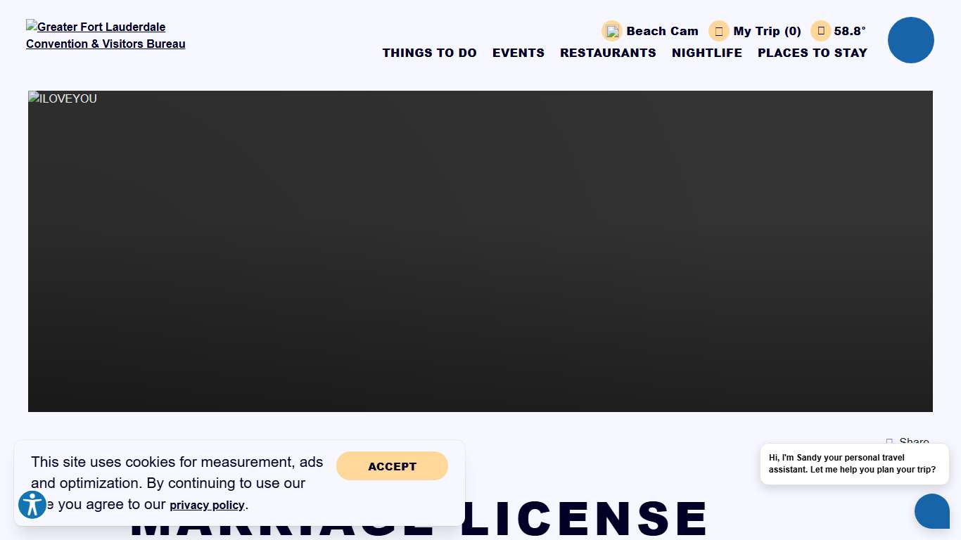 Fort Lauderdale Marriage License - Information - Forms - Contacts - Fort Lauderdale CVB